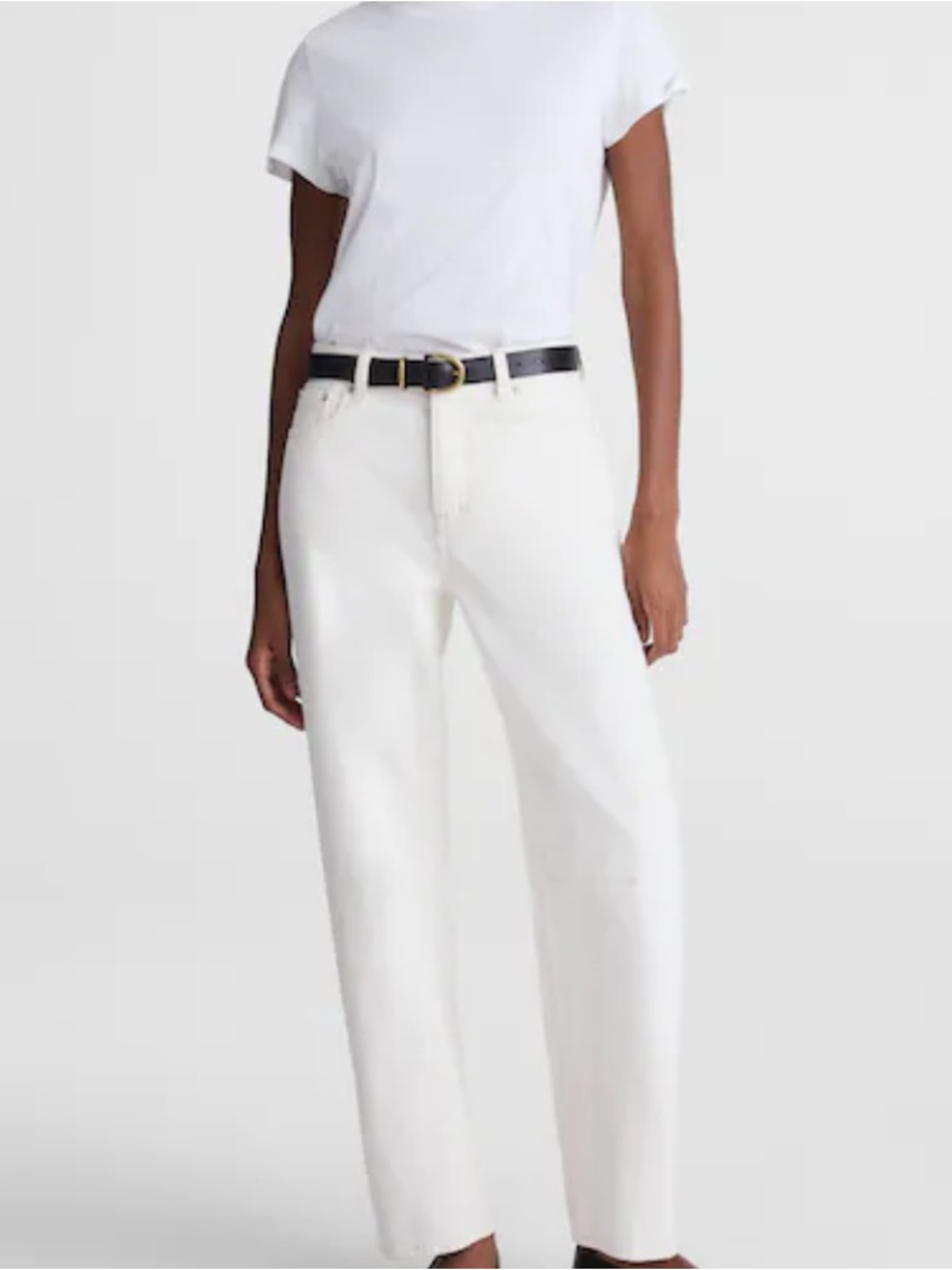 Madewell The Darted Barrel-Leg Jean in Vintage CanvasRigid
